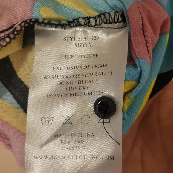 REASON button down - Picture 4 of 5